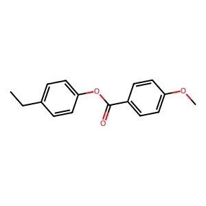 4-Ethylphenyl 4-methoxybenzoate structure