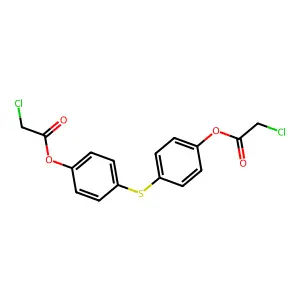 [4-[4-(2-Chloroacetyl)oxyphenyl]sulfanylphenyl] 2-chloroacetate structure