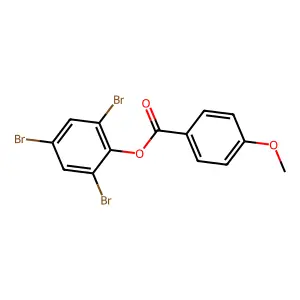 (2,4,6-Tribromophenyl) 4-methoxybenzoate structure