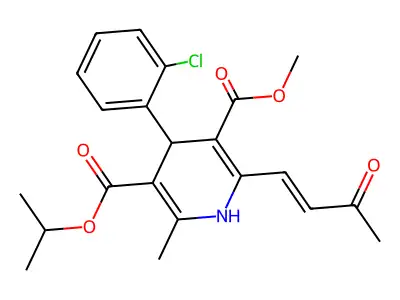 5-O-methyl 3-O-propan-2-yl 4-(2-chlorophenyl)-2-methyl-6-[(E structure