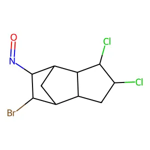 5-Bromo-1,2-dichloro-6-nitrosooctahydro-1H-4,7-methanoindene structure