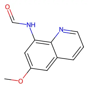 N-(6-methoxyquinolin-8-yl)formamide structure