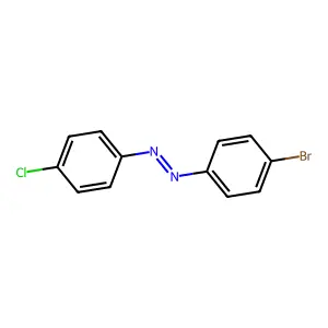 (4-Bromophenyl)-(4-chlorophenyl)diazene structure