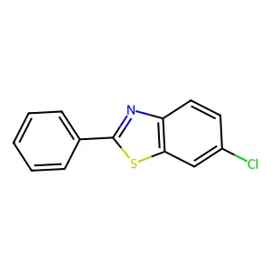 6-Chloro-2-phenyl-1,3-benzothiazole structure