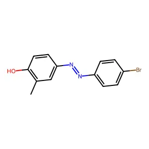 (4E)-4-[2-(4-Bromophenyl)hydrazinylidene]-2-methylcyclohexa-2,5-dien-1-one structure