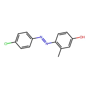 4-[(4-Chlorophenyl)diazenyl]-3-methylphenol structure