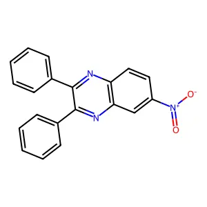 2,3-Diphenyl-6-nitroquinoxaline structure