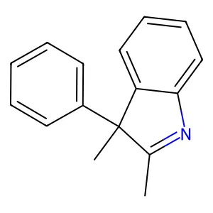 2,3-Dimethyl-3-phenylindole structure