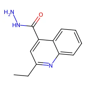 2-Ethylquinoline-4-carbohydrazide structure