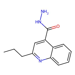 2-Propylquinoline-4-carbohydrazide structure