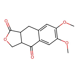 6,7-Dimethoxy-3,3a,9,9a-tetrahydrobenzo[f][2]benzofuran-1,4-dione structure