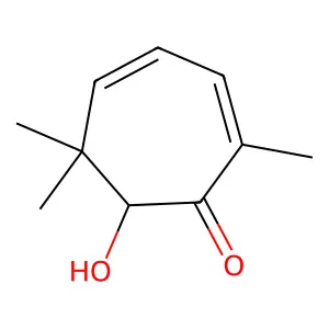 7-Hydroxy-2,6,6-trimethylcyclohepta-2,4-dien-1-one structure