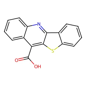 [1]Benzothiolo[3,2-b]quinoline-11-carboxylic acid structure