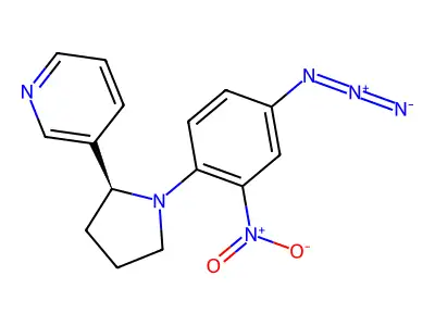 N-4-azido-2-nitrophenylnornicotine structure