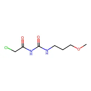 2-chloro-N-(3-methoxypropylcarbamoyl)acetamide structure