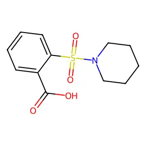 2-(Piperidine-1-sulfonyl)benzoic acid structure