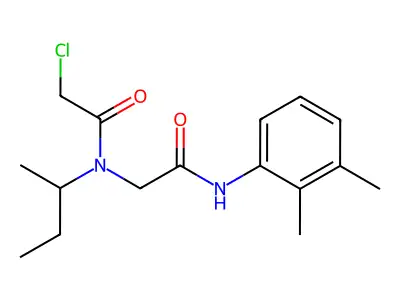 2-[N-(butan-2-yl)-2-chloroacetamido]-N-(2,3-dimethylphenyl)acetamide structure