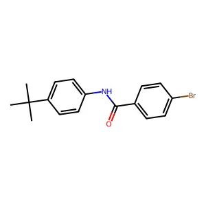 4-bromo-N-(4-tert-butylphenyl)benzamide structure