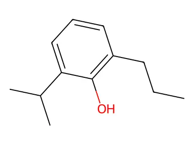 2-Isopropyl-6-propylphenol structure
