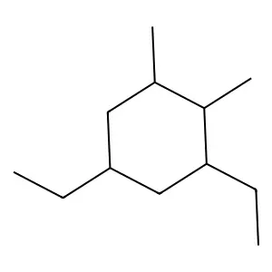 1,5-Diethyl-2,3-dimethylcyclohexane structure