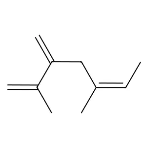 1,5-Heptadiene, 2,5-dimethyl-3-methylene- structure