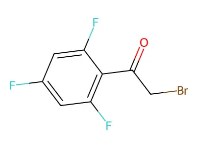 2,4,6-Trifluorophenacyl bromide structure
