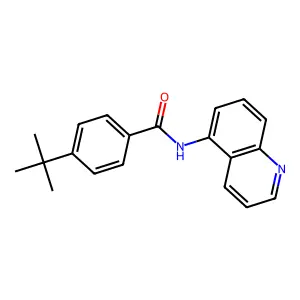 4-tert-butyl-N-quinolin-5-ylbenzamide structure