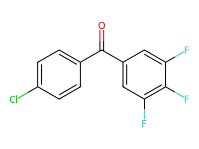 4-Chloro-3',4',5'-trifluorobenzophenone structure