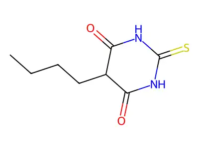 5-Butyl-2-thiobarbituric acid structure