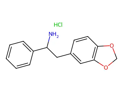 Phenethylamine, 3,4-methylenedioxy-alpha-phenyl- structure