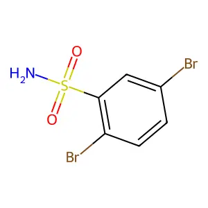 2,5-Dibromobenzenesulfonamide structure