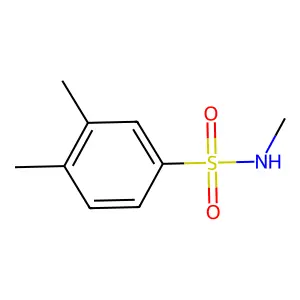 N,3,4-trimethylbenzenesulfonamide structure