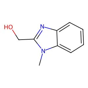 (1-methyl-1H-1,3-benzodiazol-2-yl)methanol structure