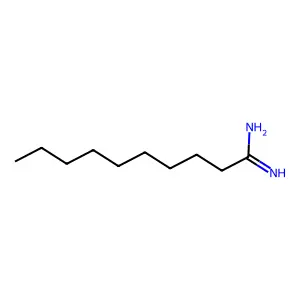 Decanamidine structure