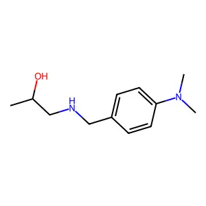1-[(4-Dimethylaminophenyl)methylamino]propan-2-ol structure