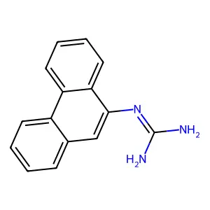 2-Phenanthren-9-ylguanidine structure