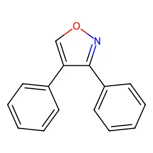 3,4-Diphenylisoxazole structure