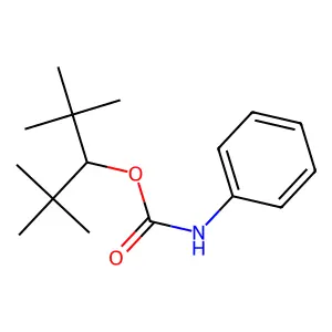 2,2,4,4-tetramethylpentan-3-yl N-phenylcarbamate structure