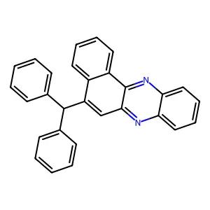 5-Benzhydrylbenzo[a]phenazine structure