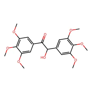 2-Hydroxy-1,2-bis(3,4,5-trimethoxyphenyl)ethanone structure