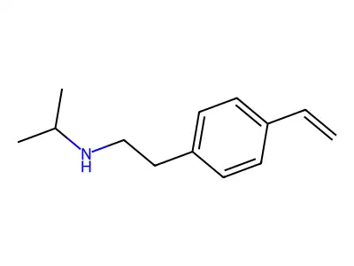 N-Isopropyl-p-vinylphenethylamine structure