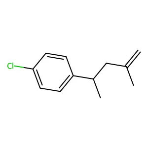 1-Chloro-4-(1,3-dimethyl-3-butenyl)benzene structure