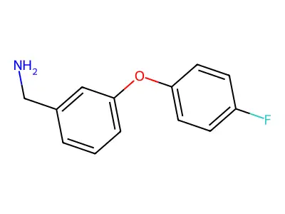 [3-(4-Fluorophenoxy)phenyl]methanamine structure