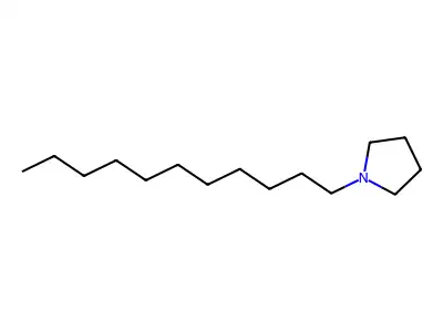Pyrrolidine, 1-undecyl- structure