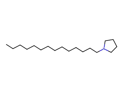 1-Tetradecylpyrrolidine structure