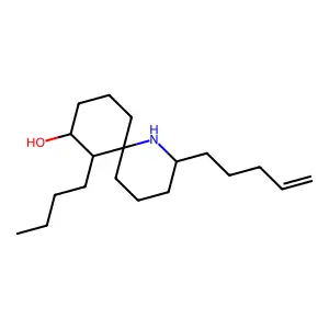 Decahydrohistrionicotoxin structure