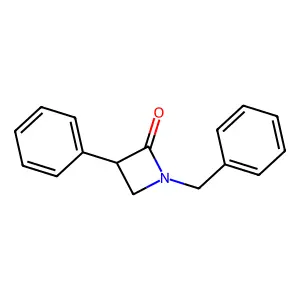 1-Benzyl-3-phenylazetidin-2-one structure
