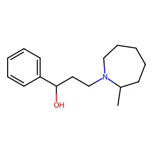 3-(2-Methylazepan-1-yl)-1-phenylpropan-1-ol structure