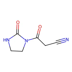 3-Oxo-3-(2-oxoimidazolidin-1-yl)propanenitrile structure