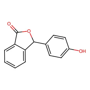 3-(4-Hydroxyphenyl)-2-benzofuran-1(3H)-one structure